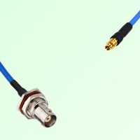 Semi-Flexible Jumper SMPM / SSMP Female to BNC Bulkhead Female with O-Ring Semi-Flexible Jumper SMPM / SSMP Female to BNC Bulkhead Female with O-Ring