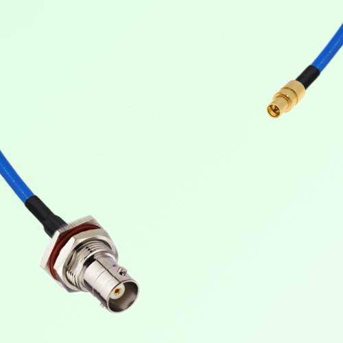 Semi-Flexible Jumper SMPM / SSMP Male to BNC Bulkhead Female with O-Ring Semi-Flexible Jumper SMPM / SSMP Male to BNC Bulkhead Female with O-Ring