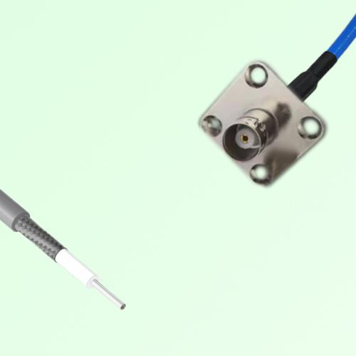 Semi-Flexible Jumper Open-end to BNC Female 4 Hole 25x25mm