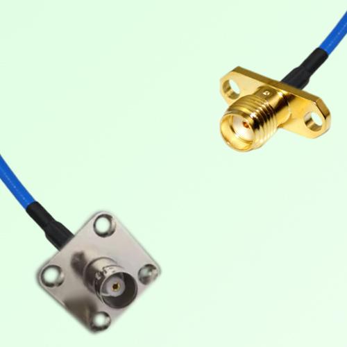 Semi-Flexible Jumper SMA Female 2 Hole to BNC Female 4 Hole 25x25mm Semi-Flexible Jumper SMA Female 2 Hole to BNC Female 4 Hole 25x25mm