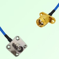 Semi-Flexible Jumper SMA Male 2 Hole to BNC Female 4 Hole 25x25mm Semi-Flexible Jumper SMA Male 2 Hole to BNC Female 4 Hole 25x25mm