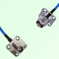Semi-Flexible Jumper TNC Female 4 Hole 17.5x17.5mm to BNC Female 4 Hole 25x25mm Semi-Flexible Jumper TNC Female 4 Hole 17.5x17.5mm to BNC Female 4 Hole 25x25mm