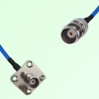 Semi-Flexible Jumper TNC Female to BNC Female 4 Hole Flange Mount 25x25mm Semi-Flexible Jumper TNC Female to BNC Female 4 Hole Flange Mount 25x25mm