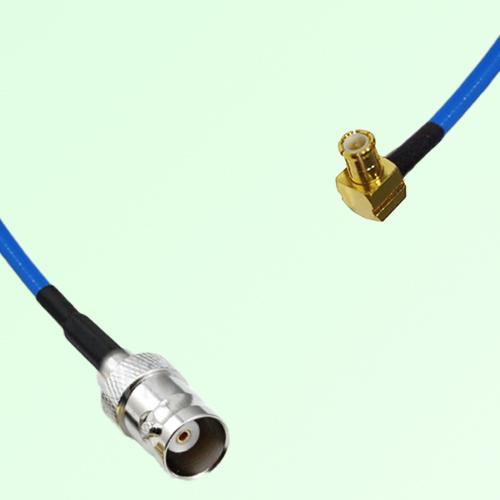 Semi-Flexible Jumper MCX Male Right Angle to BNC Female Semi-Flexible Jumper MCX Male Right Angle to BNC Female