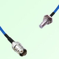 Semi-Flexible Jumper QMA Bulkhead Female with O-Ring to BNC Female Semi-Flexible Jumper QMA Bulkhead Female with O-Ring to BNC Female