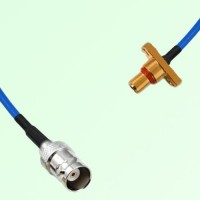 Semi-Flexible Jumper SBMA Male 2 Hole Flange Mount to BNC Female Semi-Flexible Jumper SBMA Male 2 Hole Flange Mount to BNC Female