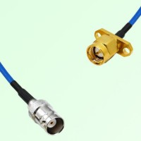 Semi-Flexible Jumper SMA Male 2 Hole Flange Mount to BNC Female Semi-Flexible Jumper SMA Male 2 Hole Flange Mount to BNC Female