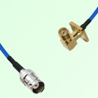 Semi-Flexible Jumper SMA Female Right Angle 4 Hole 12.7x12.7mm to BNC Female Semi-Flexible Jumper SMA Female Right Angle 4 Hole 12.7x12.7mm to BNC Female