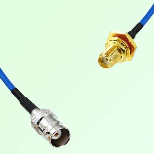Semi-Flexible Jumper SMA Bulkhead Female with O-Ring to BNC Female