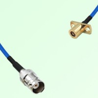 Semi-Flexible Jumper SMB Female 2 Hole Flange Mount to BNC Female Semi-Flexible Jumper SMB Female 2 Hole Flange Mount to BNC Female