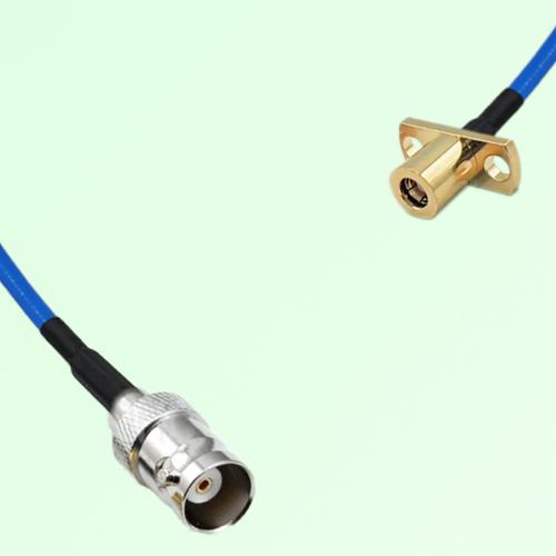 Semi-Flexible Jumper SMB Female 2 Hole Flange Mount to BNC Female Semi-Flexible Jumper SMB Female 2 Hole Flange Mount to BNC Female