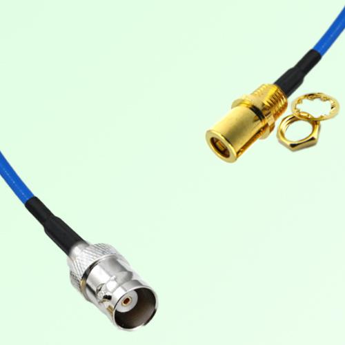 Semi-Flexible Jumper SMB Front Mount Bulkhead Female to BNC Female Semi-Flexible Jumper SMB Front Mount Bulkhead Female to BNC Female