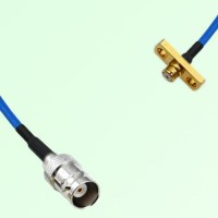 Semi-Flexible Jumper SMP Female 2 Hole Flange Mount to BNC Female Semi-Flexible Jumper SMP Female 2 Hole Flange Mount to BNC Female