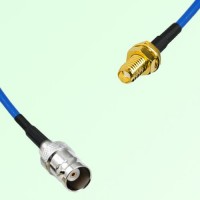 Semi-Flexible Jumper SSMA Bulkhead Female to BNC Female