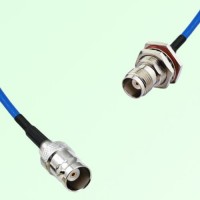 Semi-Flexible Jumper TNC Bulkhead Female with O-Ring to BNC Female Semi-Flexible Jumper TNC Bulkhead Female with O-Ring to BNC Female