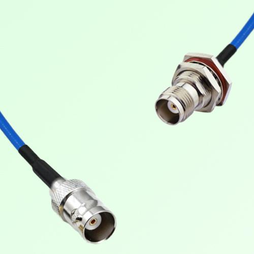 Semi-Flexible Jumper TNC Bulkhead Female with O-Ring to BNC Female Semi-Flexible Jumper TNC Bulkhead Female with O-Ring to BNC Female