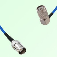 Semi-Flexible Jumper TNC Male Right Angle to BNC Female Semi-Flexible Jumper TNC Male Right Angle to BNC Female