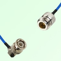 Semi-Flexible Jumper N Female to BNC Male Right Angle Semi-Flexible Jumper N Female to BNC Male Right Angle