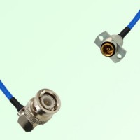 Semi-Flexible Jumper SBMA Female 2 Hole Flange Mount to BNC Male Right Angle Semi-Flexible Jumper SBMA Female 2 Hole Flange Mount to BNC Male Right Angle