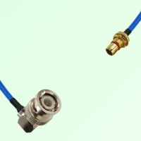 Semi-Flexible Jumper SBMA Bulkhead Male to BNC Male Right Angle Semi-Flexible Jumper SBMA Bulkhead Male to BNC Male Right Angle