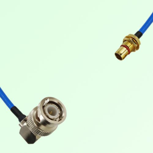 Semi-Flexible Jumper SBMA Bulkhead Male to BNC Male Right Angle Semi-Flexible Jumper SBMA Bulkhead Male to BNC Male Right Angle