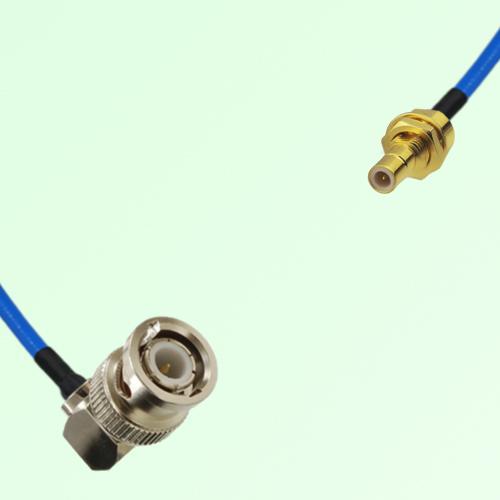 Semi-Flexible Jumper SMB Bulkhead Male to BNC Male Right Angle Semi-Flexible Jumper SMB Bulkhead Male to BNC Male Right Angle