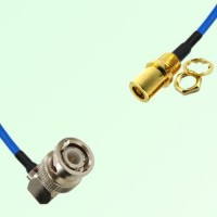 Semi-Flexible Jumper SMB Front Mount Bulkhead Female to BNC Male Right Angle Semi-Flexible Jumper SMB Front Mount Bulkhead Female to BNC Male Right Angle