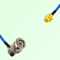 Semi-Flexible Jumper SMP Bulkhead Male to BNC Male Right Angle Semi-Flexible Jumper SMP Bulkhead Male to BNC Male Right Angle
