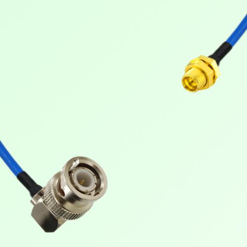 Semi-Flexible Jumper SMP Bulkhead Male to BNC Male Right Angle Semi-Flexible Jumper SMP Bulkhead Male to BNC Male Right Angle