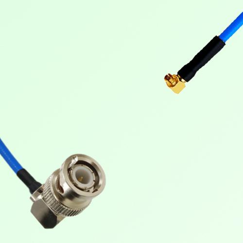 Semi-Flexible Jumper SMPM / SSMP Female Right Angle to BNC Male Right Angle Semi-Flexible Jumper SMPM / SSMP Female Right Angle to BNC Male Right Angle