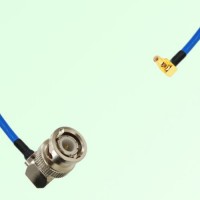 Semi-Flexible Jumper SSMC Male Right Angle to BNC Male Right Angle Semi-Flexible Jumper SSMC Male Right Angle to BNC Male Right Angle