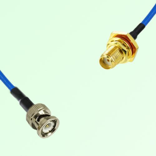 Semi-Flexible Jumper SMA Bulkhead Female with O-Ring to BNC Male Semi-Flexible Jumper SMA Bulkhead Female with O-Ring to BNC Male