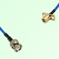 Semi-Flexible Jumper SMB Female 2 Hole Flange Mount to BNC Male Semi-Flexible Jumper SMB Female 2 Hole Flange Mount to BNC Male