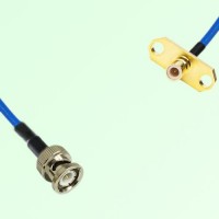 Semi-Flexible Jumper SMB Male 2 Hole Flange Mount to BNC Male Semi-Flexible Jumper SMB Male 2 Hole Flange Mount to BNC Male