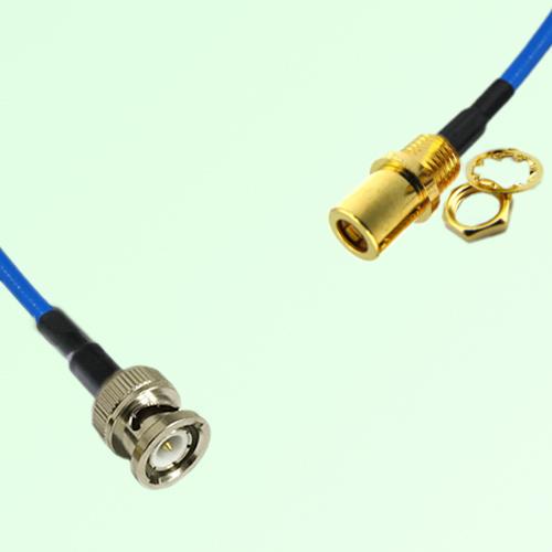 Semi-Flexible Jumper SMB Front Mount Bulkhead Female to BNC Male Semi-Flexible Jumper SMB Front Mount Bulkhead Female to BNC Male