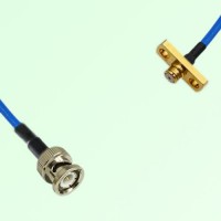Semi-Flexible Jumper SMP Female 2 Hole Flange Mount to BNC Male Semi-Flexible Jumper SMP Female 2 Hole Flange Mount to BNC Male