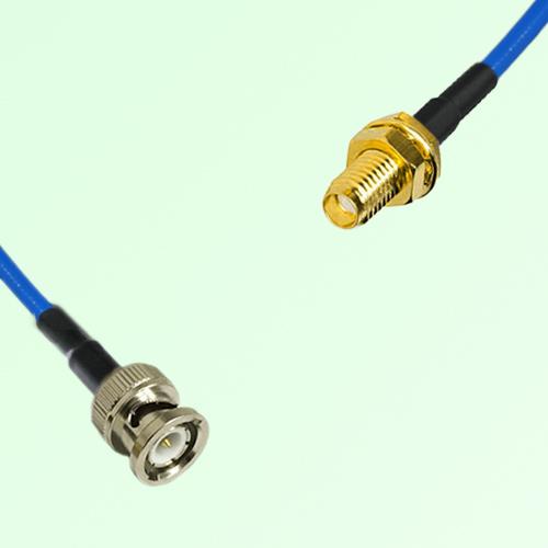 Semi-Flexible Jumper SSMA Bulkhead Female to BNC Male