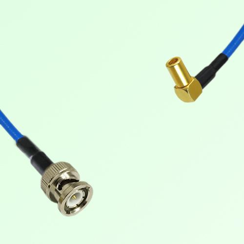 Semi-Flexible Jumper SSMB Female Right Angle to BNC Male