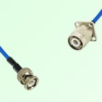 Semi-Flexible Jumper TNC Male 4 Hole Flange Mount 17.5x17.5mm to BNC Male Semi-Flexible Jumper TNC Male 4 Hole Flange Mount 17.5x17.5mm to BNC Male