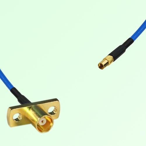 Semi-Flexible Jumper MMCX Female to MCX Female 2 Hole Flange Mount Semi-Flexible Jumper MMCX Female to MCX Female 2 Hole Flange Mount