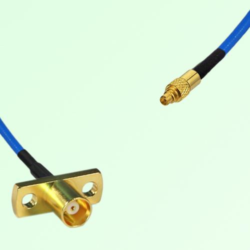 Semi-Flexible Jumper MMCX Male to MCX Female 2 Hole Flange Mount Semi-Flexible Jumper MMCX Male to MCX Female 2 Hole Flange Mount