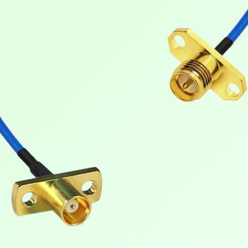 Semi-Flexible Jumper RP SMA Female 2 Hole to MCX Female 2 Hole