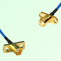 Semi-Flexible Jumper SMA Female 2 Hole to MCX Female 2 Hole