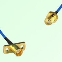 Semi-Flexible Jumper SMA Female to MCX Female 2 Hole Flange Mount Semi-Flexible Jumper SMA Female to MCX Female 2 Hole Flange Mount
