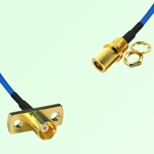 Semi-Flexible Jumper SMB Front Mount Bulkhead Female to MCX Female 2 Hole Semi-Flexible Jumper SMB Front Mount Bulkhead Female to MCX Female 2 Hole