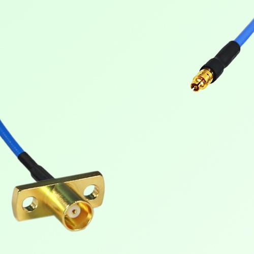 Semi-Flexible Jumper SMPM / SSMP Female to MCX Female 2 Hole Flange Mount Semi-Flexible Jumper SMPM / SSMP Female to MCX Female 2 Hole Flange Mount