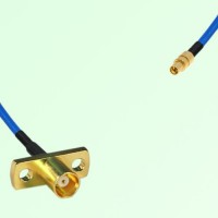 Semi-Flexible Jumper SMPM / SSMP Male to MCX Female 2 Hole Flange Mount Semi-Flexible Jumper SMPM / SSMP Male to MCX Female 2 Hole Flange Mount