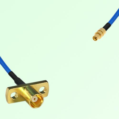 Semi-Flexible Jumper SMPM / SSMP Male to MCX Female 2 Hole Flange Mount Semi-Flexible Jumper SMPM / SSMP Male to MCX Female 2 Hole Flange Mount
