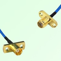 Semi-Flexible Jumper SSMA Female 2 Hole to MCX Female 2 Hole