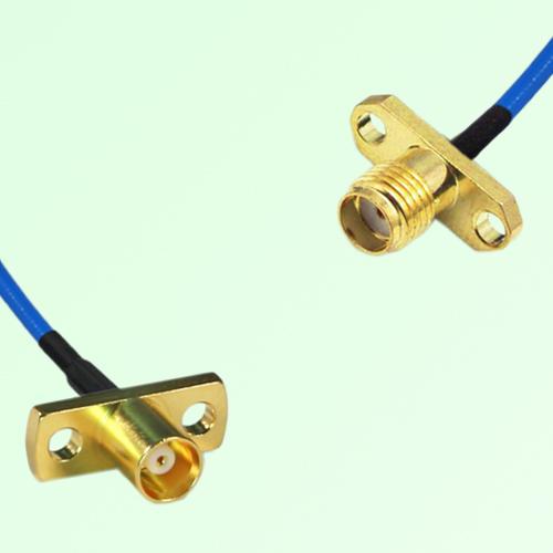 Semi-Flexible Jumper SSMA Female 2 Hole to MCX Female 2 Hole